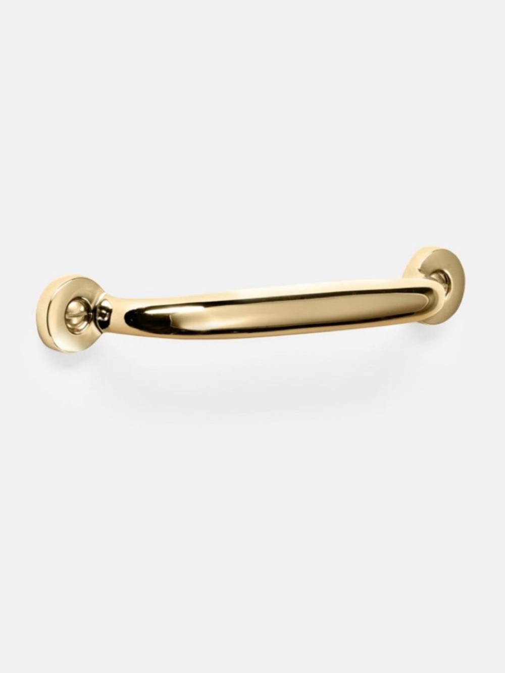 2 Rejuvenation Massey 4” Drawer Pull Unlacquered Brass